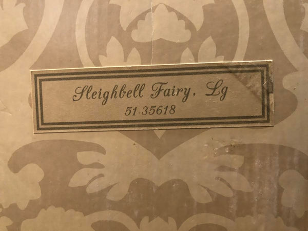 MARK ROBERTS LARGE SLEIGHBELL FAIRY 51.35618 IN ORIGINAL BOX
