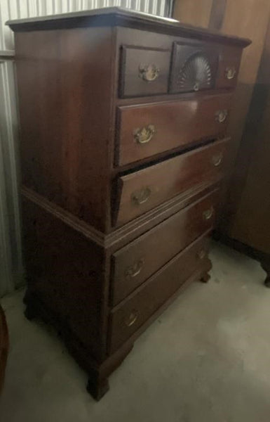 KLING FURNITURE DRESSER CHEST OF DRAWERS WITH DROP FRONT DESK