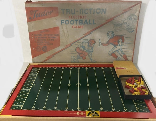 VINTAGE TUDOR TRU-ACTION ELECTRIC FOOTBALL GAME (COMPLETE IN ORIGINAL BOX)