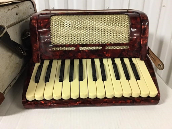 1950'S RED ARTISAN ROYAL PIANO ORGAN MM2512