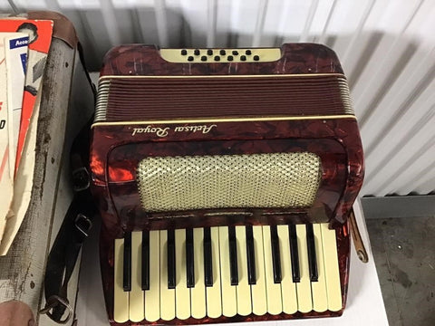 1950'S RED ARTISAN ROYAL PIANO ORGAN MM2512