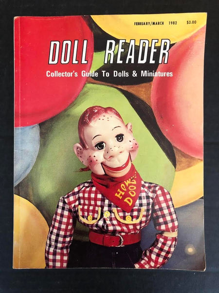 FEBRUARY / MARCH 1982 DOLL READER COLLECTOR'S GUIDE TO DOLLS & MINIATURES (PAPAERBACK)