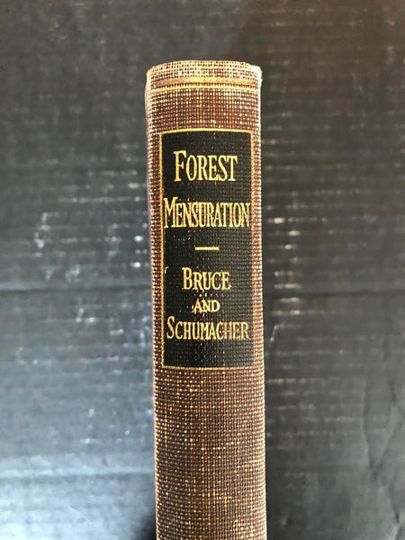 1942 FOREST MENSURATION BY BRUCE AND SCHUMACHER 2ND EDITION (HARDBACK)