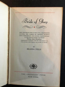 1942 BRIDE OF GLORY BY BRADDA FIELD