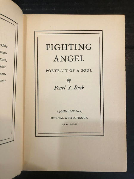 1936 FIGHTING ANGEL BY PEARL S. BUCK (HARDBACK BOOK)