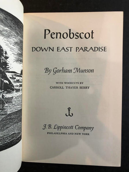 1959 PENOBSCOT DOWN EAST PARADISE BY GORHAM MUNSON