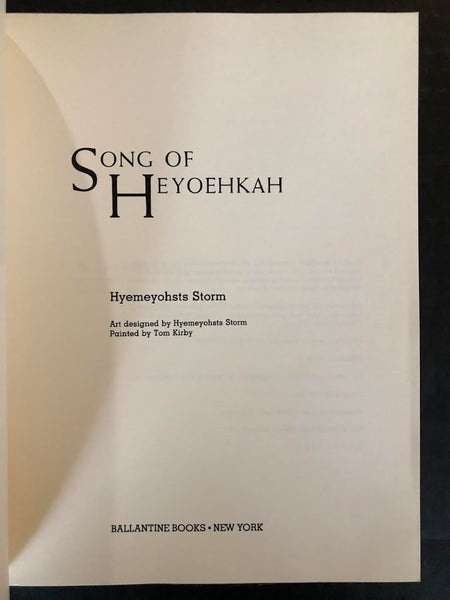 1983 SONG OF HEYOEHKAH BY HYEMEYOHSTS STORM (PAPERBACK)