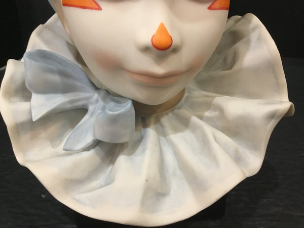1976, Cybis Child Clown Head "Funny Face" Sculpture by William Pae