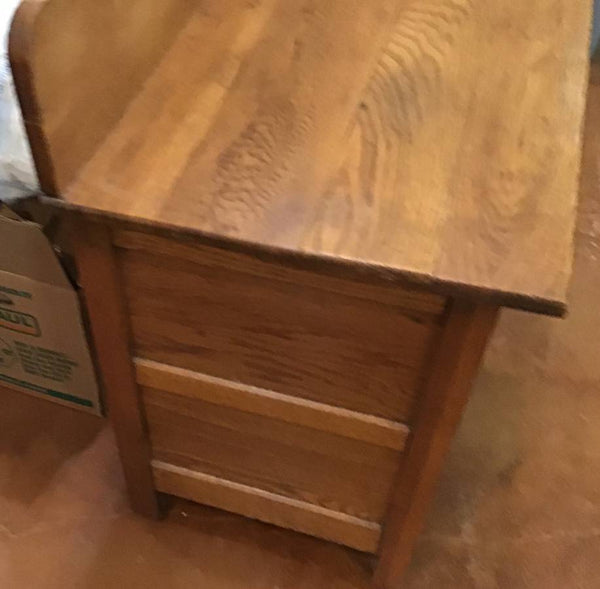 Vintage Oak Wooden Wash Stand