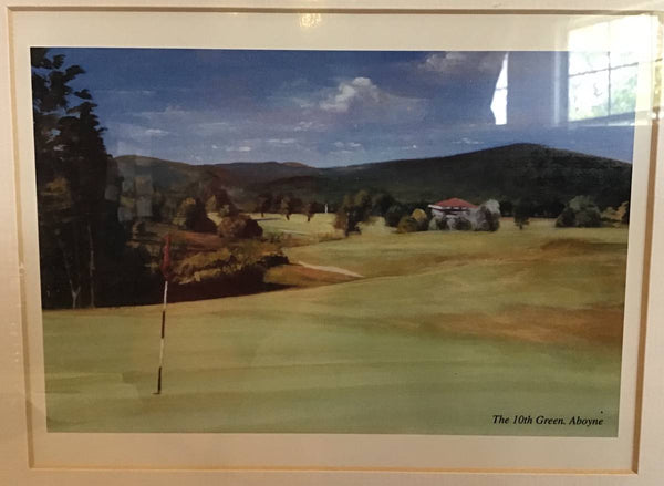Golf Picture of the 10th Green at Aboyne