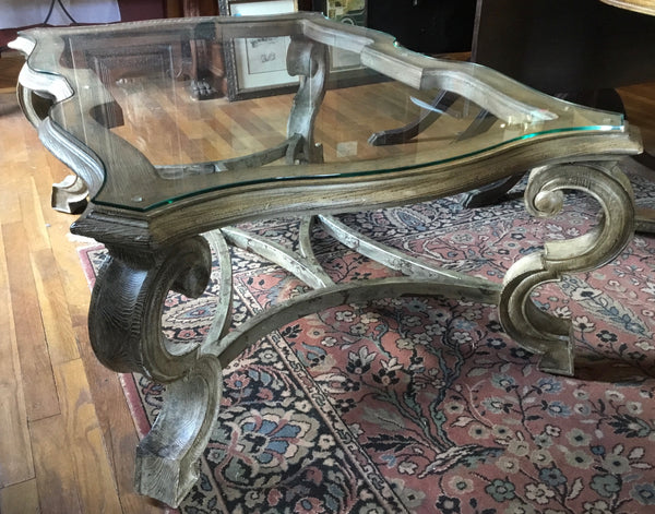 Hooker Furniture Solana Rectangular Glass Top Coffee Table 5291-80110