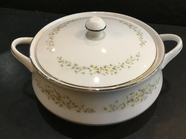 Crown Victoria China Carolyn Covered Casserole Dish