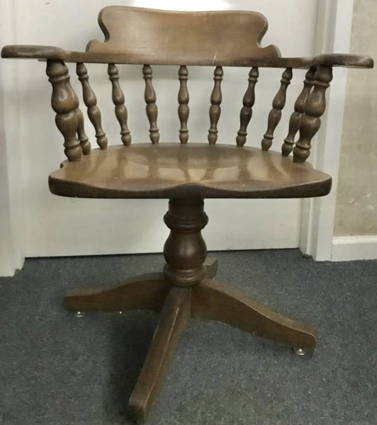 Vintage Hard Rock Maple Office Chair