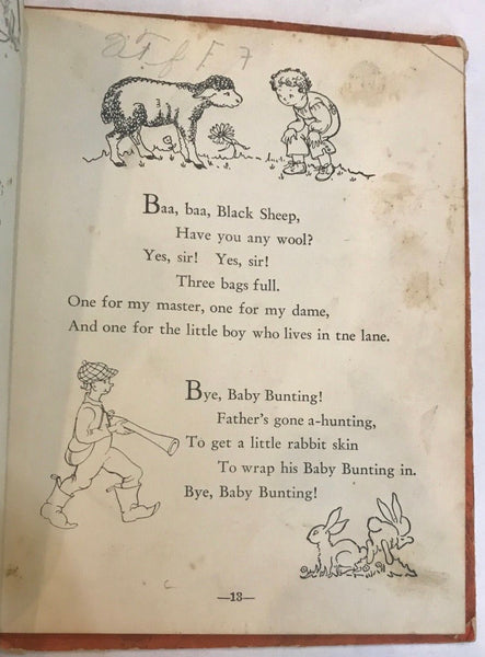 1934 A Tiny Book of Nursery Rhymes from Mother Goose