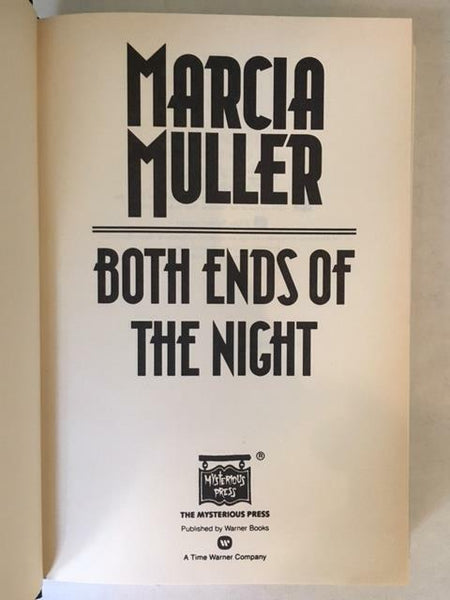 1997 Both Ends of the Night, by Marcia Miller, Hardcover with Dust Jacket