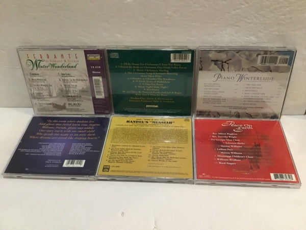 LOT OF (6) CHRISTMAS MUSIC CD’S TRANS-SIBERIAN ORCHESTRA, DINO, FERRANTE & OTHERS