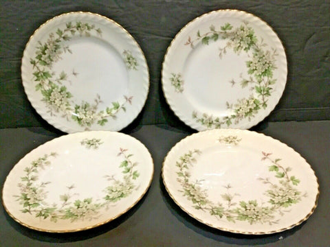 Set of (4) Franconia Krautheim Hawthorn 6” Dessert Plates
