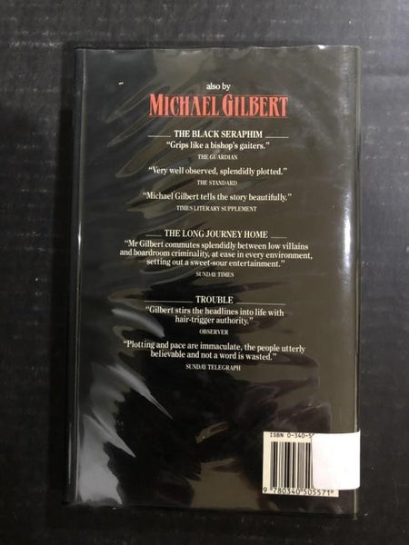 1989 PAINT, GOLD, AND BLOOD BY MICHAEL GILBERT (SIGNED FIRST EDITION HARDBACK)