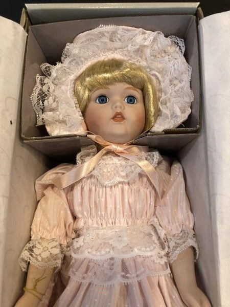 1992 REGENCY 17" LORI #18103 PORCELAIN DOLL (NEW IN BOX W/ COA AND TAGS)