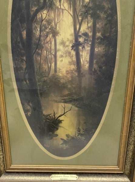 RARE 1974 DALHART WINDBERG "NATURE'S INNER GLOW" SIGNED, MATTED AND FRAMED