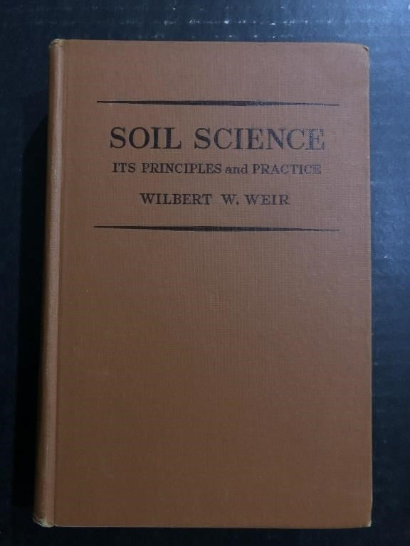 1936 SOIL SCIENCE: ITS' PRINCIPLES AND PRACTICE (HARDBACK)