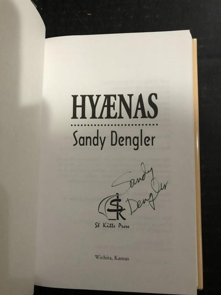 1998 HYAENAS BY SANDY DENGLER (SIGNED FIRST EDITION HARDBACK)