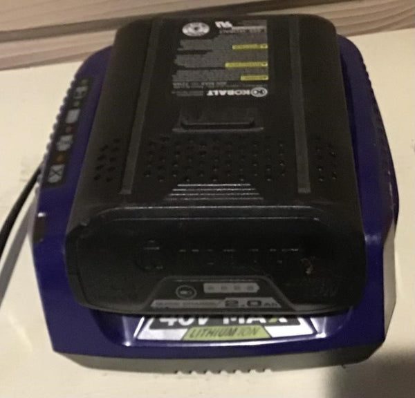 Copy of KOBALT 40VMAX CHARGER AND 2.5AH LITHIUM ION BATTERY (TESTED AND WORKING)