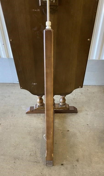 VINTAGE WOODEN FLOOR EASEL STAND-UP MIRROR