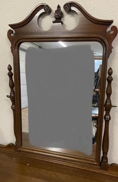 FINCH FINE FURNITURE WOOD VANITY WITH MIRROR