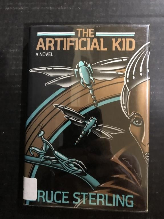 1980 THE ARTIFICIAL KID BY BRUCE STERLING (SIGNED FIRST EDITION HARDBACK)