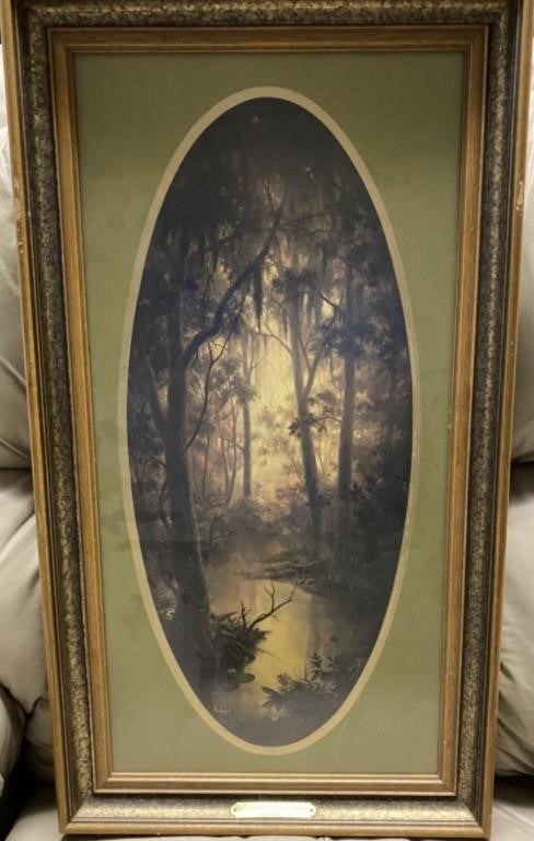 RARE 1974 DALHART WINDBERG "NATURE'S INNER GLOW" SIGNED, MATTED AND FRAMED