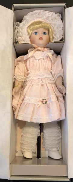 1992 REGENCY 17" LORI #18103 PORCELAIN DOLL (NEW IN BOX W/ COA AND TAGS)