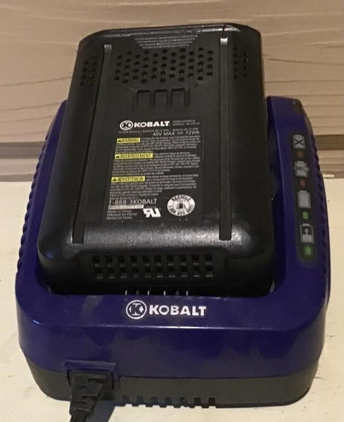Copy of KOBALT 40VMAX CHARGER AND 2.5AH LITHIUM ION BATTERY (TESTED AND WORKING)