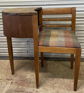 VINTAGE TELEPHONE CHAIR AND TABLE COMBINATION